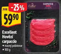 Albert Excellent Hovězí carpaccio nabídka