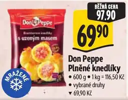 Albert Don Peppe plněné knedlíky nabídka