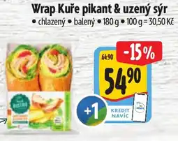 Albert Wrap Kuře pikant & uzený sýr nabídka
