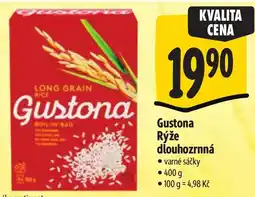 Albert Gustona rýže dlouhozrnná nabídka
