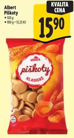 Albert Albert piškoty klasické nabídka