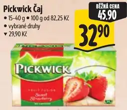 Albert Pickwick Čaj nabídka