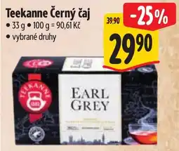 Albert Teekanne černý čaj nabídka