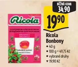 Albert Ricola Bonbony nabídka