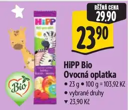 Albert HiPP Bio Ovocná oplatka nabídka