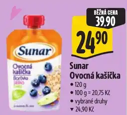 Albert Sunar Ovocná kašíčka nabídka
