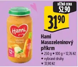 Albert Hami Masozeleninový příkrm nabídka