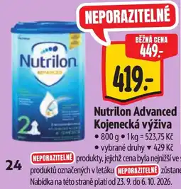 Albert Nutrilon Advanced Kojenecká výživa nabídka