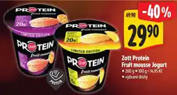 Albert Zott Protein Fruit mousse Jogurt nabídka