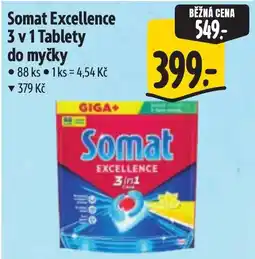 Albert Somat Excellence 3 v 1 Tablety do myčky nabídka