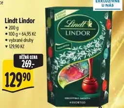 Albert Lindt Lindor nabídka