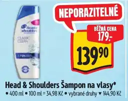 Albert Head & Shoulders Šampon na vlasy nabídka