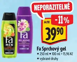 Albert Fa Sprchový gel nabídka