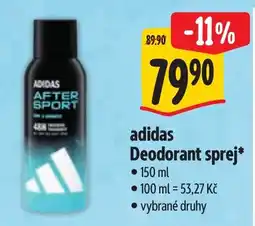 Albert adidas Deodorant sprej* nabídka
