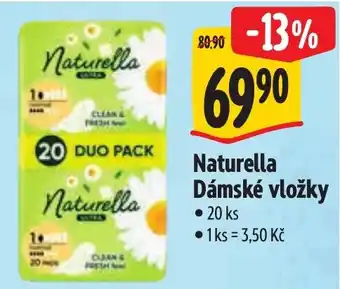 Albert Naturella Dámské vložky nabídka