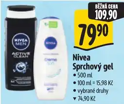 Albert Nivea sprchový gel nabídka