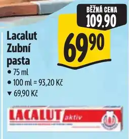 Albert Lacalut zubní pasta nabídka