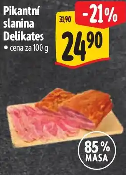 Albert Delikates Pikantní slanina nabídka
