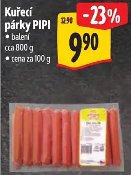 Albert Pipi kuřecí párky nabídka