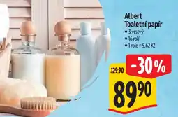 Albert Albert toaletní papír nabídka