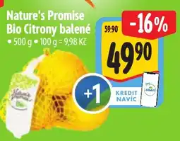 Albert Nature's Promise Bio Citrony nabídka