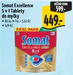 Albert Somat Excellence 5 v 1 tablety do myčky nabídka