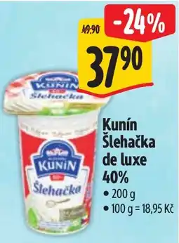 Albert Kunín Šlehačka de luxe nabídka