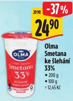 Albert Olma Smetana ke šlehání 33% nabídka