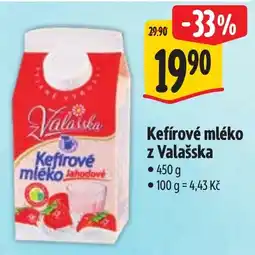 Albert Valašská kefírové mléko jahodové nabídka