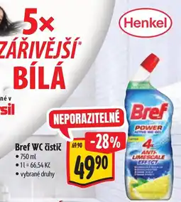 Albert Bref WC čistič nabídka