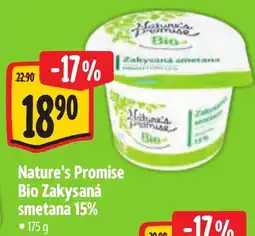 Albert Nature's Promise Bio Zakysaná smetana 15% nabídka