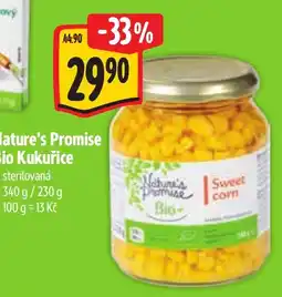 Albert Nature's Promise bio kukuřice nabídka
