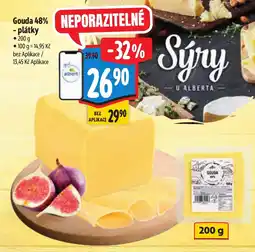 Albert Gouda 48% - plátky nabídka
