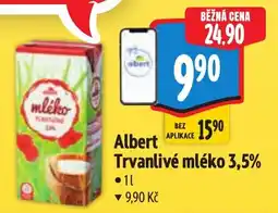 Albert Albert Trvanlivé mléko 3,5% nabídka