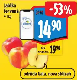 Albert albert Jablka červená nabídka