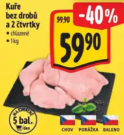 Albert Kuře bez drobů a 2 čtvrtky nabídka