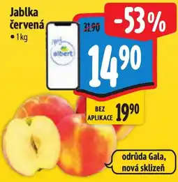 Albert albert Jablka červená nabídka
