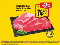 Albert Vepřová krkovice bez kostí nabídka