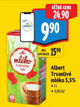 Albert Albert Trvanlivé mléko 3,5% nabídka