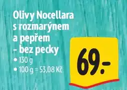 Albert Olivy Nocellara s rozmarýnem a pepřem nabídka