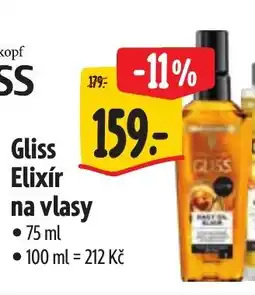 Albert Gliss Elixir na vlasy nabídka