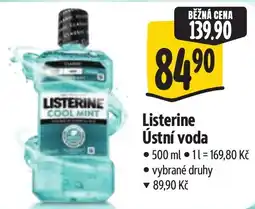 Albert Listerine ústní voda nabídka
