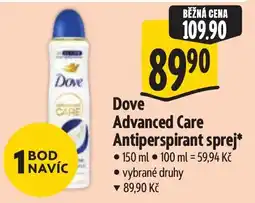 Albert Dove Advanced Care Antiperspirant sprej* nabídka