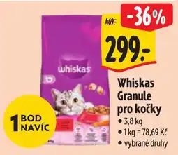 Albert Whiskas Granule pro kočky nabídka
