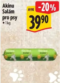Albert Akinu salám pro psy nabídka