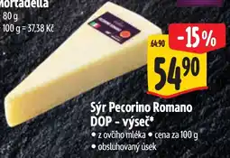 Albert Sýr Pecorino Romano DOP - výseč* nabídka