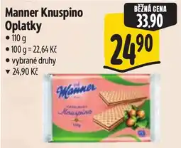 Albert Manner Knuspino Oplatky nabídka