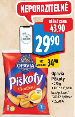Albert Opavia Piškoty nabídka