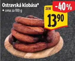 Albert Ostravská klobása nabídka