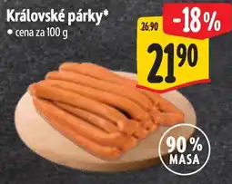Albert Královské párky nabídka